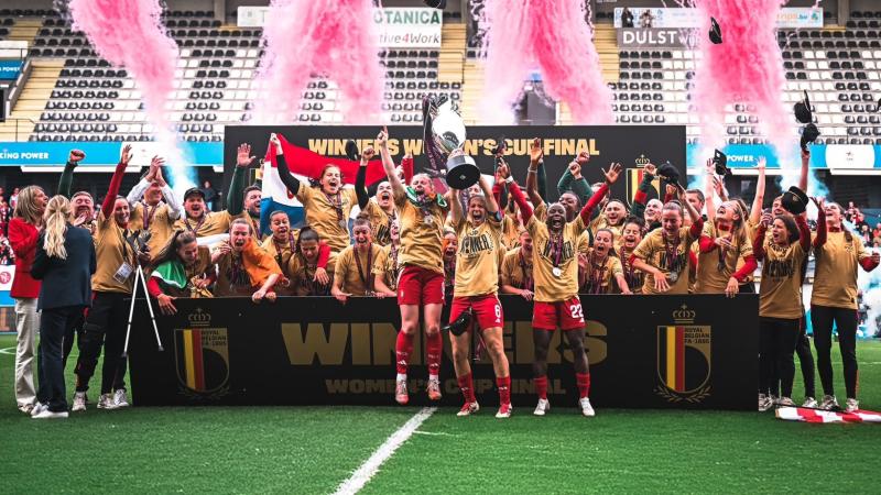 Glory for Barrett and Standard Liege with victory in Belgian Women's Cup final win