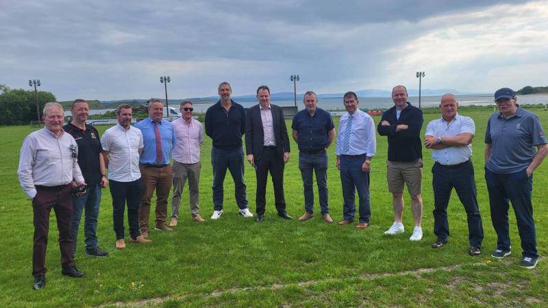 Rugby legends meet in Donegal Town as the late Shane Gillespie is remembered 