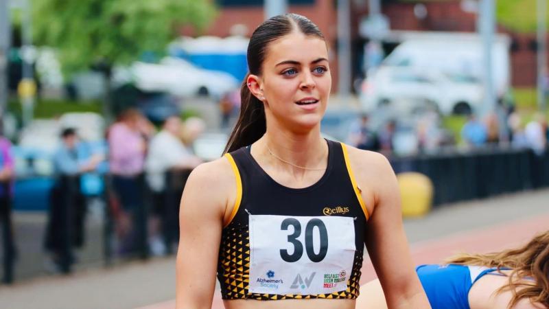 Erin Friel wins over 100m in Belfast as summer creeps into view