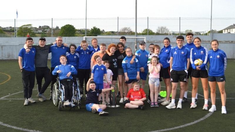 Buncrana Hearts pay surprise visit to kids at 'Football for All' programme 