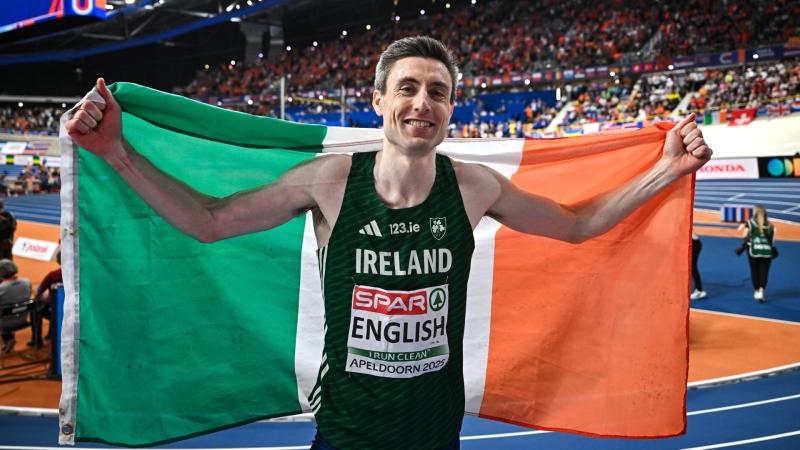 Mark English 'really happy' as altitude spell pays off with win in Los Angeles