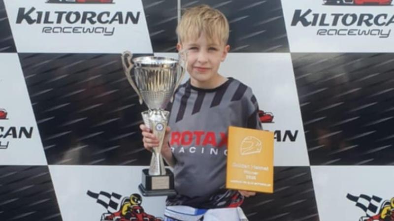 Super Sunday for Jayden McElhinney with Golden Helmet award in Kilkenny