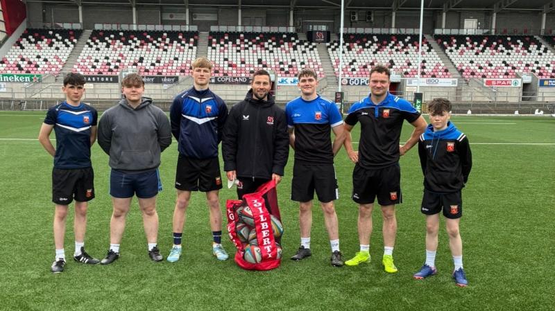 Inishowen RFC underage prospects put through paces by Ulster ace John Cooney 