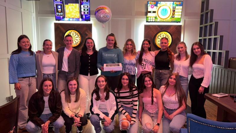 Catherine Grier gets special Futsal World Cup send-off from Bonagee United teammates