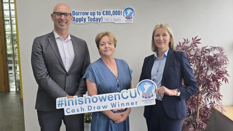 Burt woman ‘in total shock’ after winning €10,000 jackpot