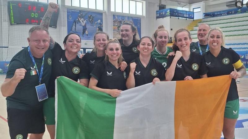 Catherine Grier nets against England as Ireland reach World Deaf Futsal semis