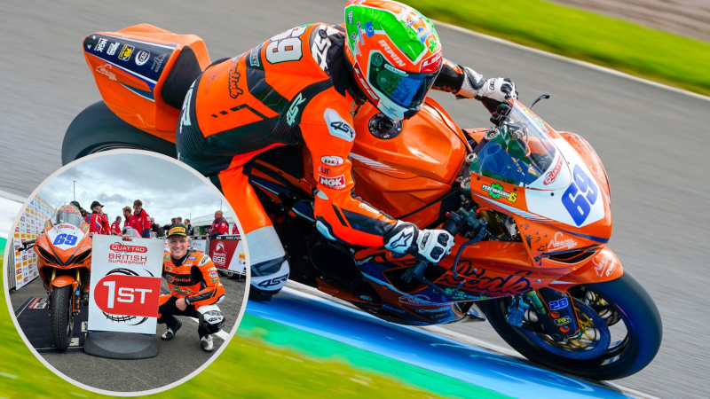 'Unreal': Rhys Irwin takes the lead in British Superbike Championship
