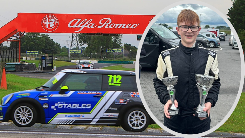 Double podium for Killybegs driver Jayden McBrearty at Mondello Park