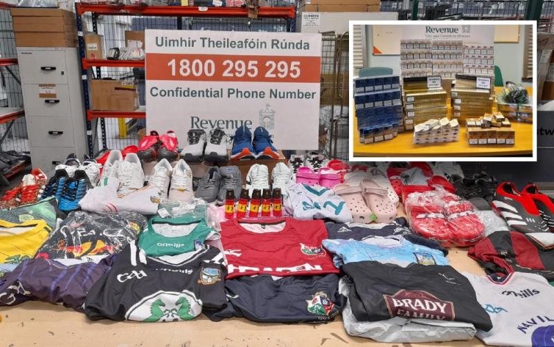 Fake O'Neills GAA jerseys, machetes and drugs among &euro;300k Revenue seizure haul