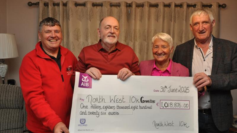 North West 10k to be honoured with civic reception after passing €1,000,000 mark