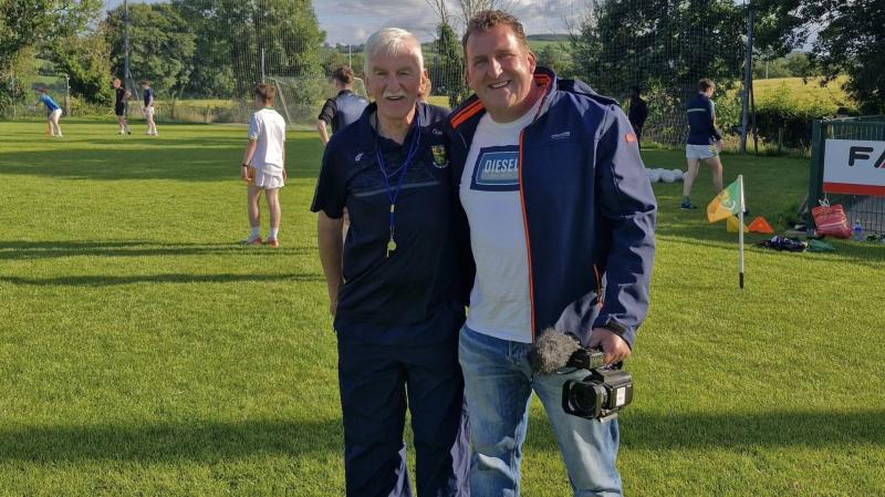 TG4 journalist visits Convoy’s St Mary’s GAA training session