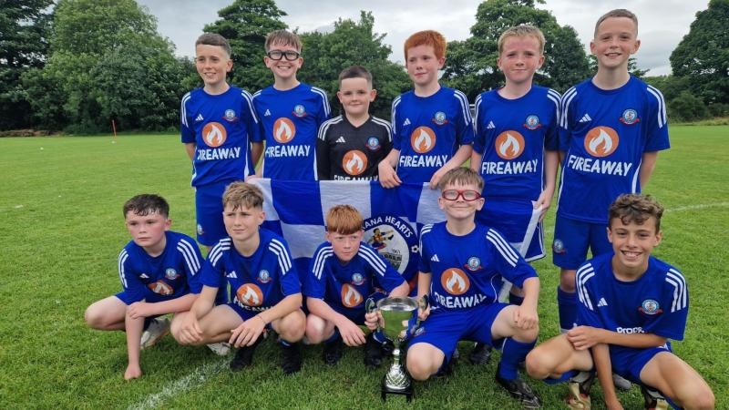 Buncrana Hearts U-12s seal league glory in some style at Castle Park