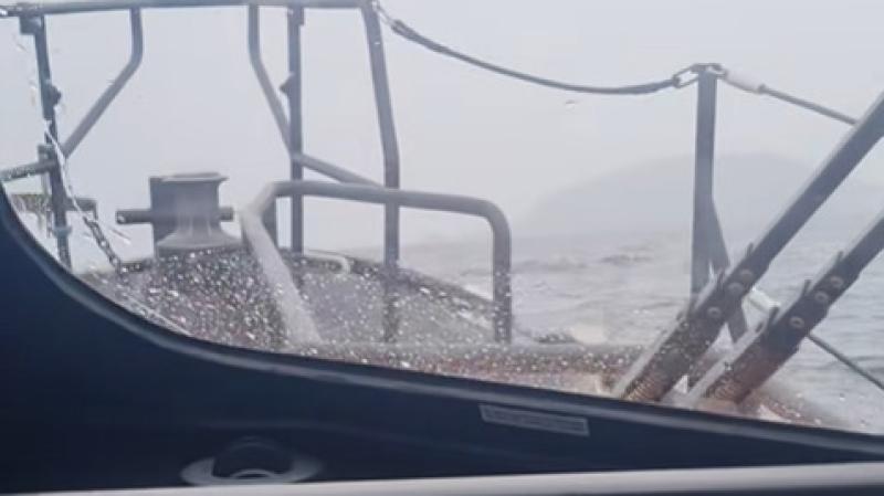 Three 'casualties' recovered from life raft by fishing boat 