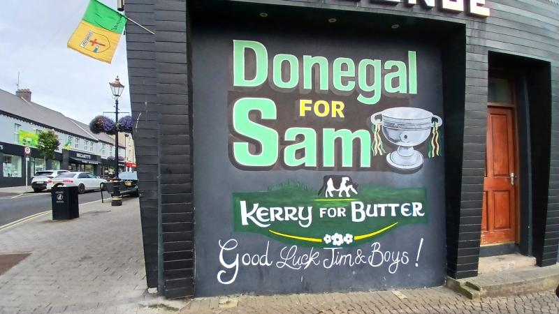 Kerry Fans Buttered off by Buncrana mural