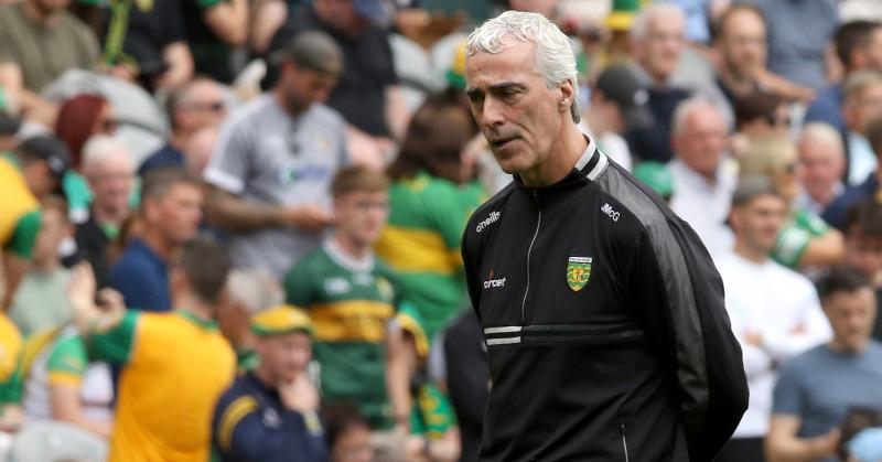 Jim McGuinness felt Donegal were 'pushing a boulder up the hill' in final defeat
