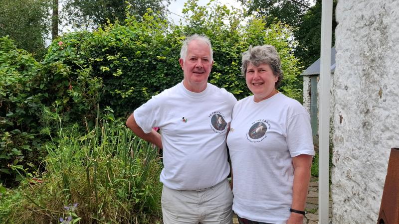Donegal couple on a long walk ‘To the Capital for the People of Palestine’