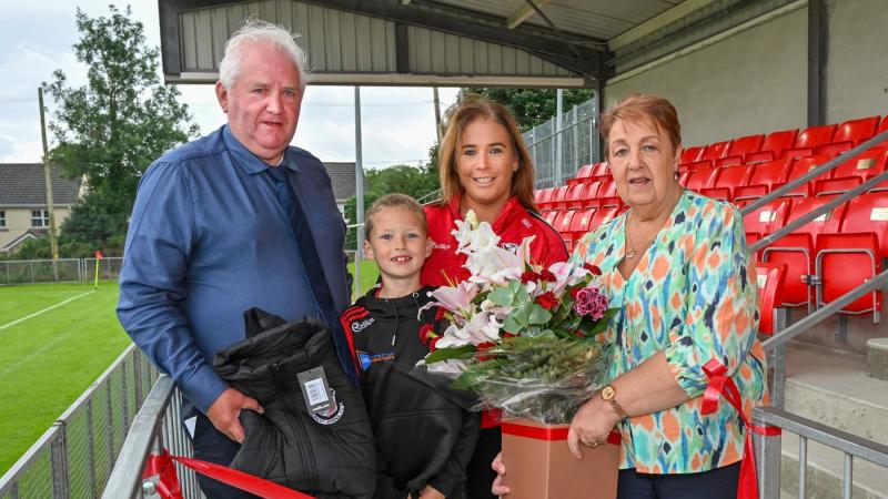 Alfie Bates Stand unveiled by Convoy Arsenal ahead of new Donegal League season