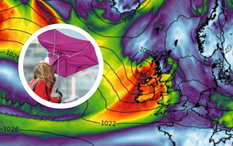 Ireland storm latest from Met &Eacute;ireann with Bank Holiday Monday in the firing line