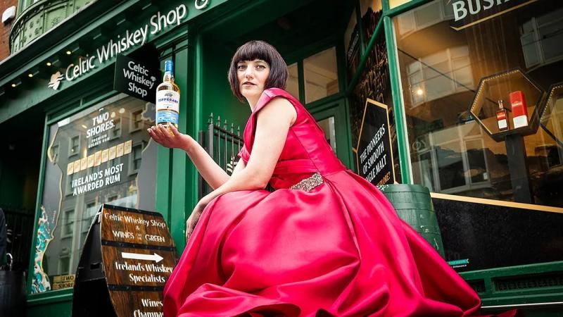 Irish whiskey meets Donegal-based Ukrainian design at a Celtic location