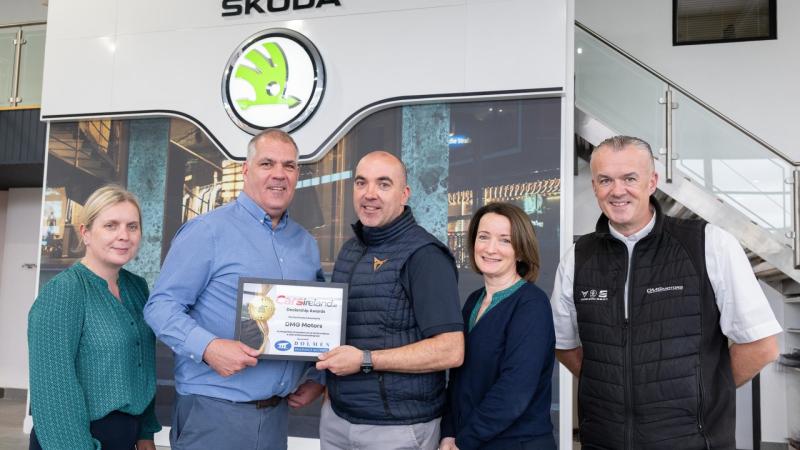 DMG Motors wins Ulster's Best Social Media at CarsIreland Dealership Awards