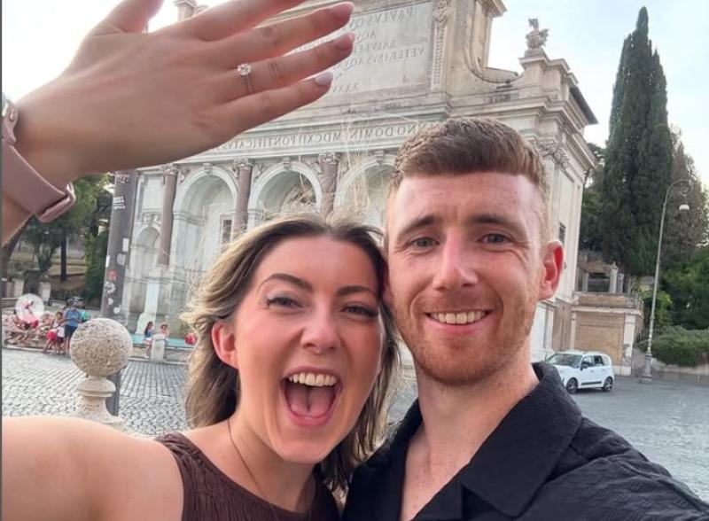 Donegal GAA star Shaun Patton and Rebecca Fletcher announce their engagement
