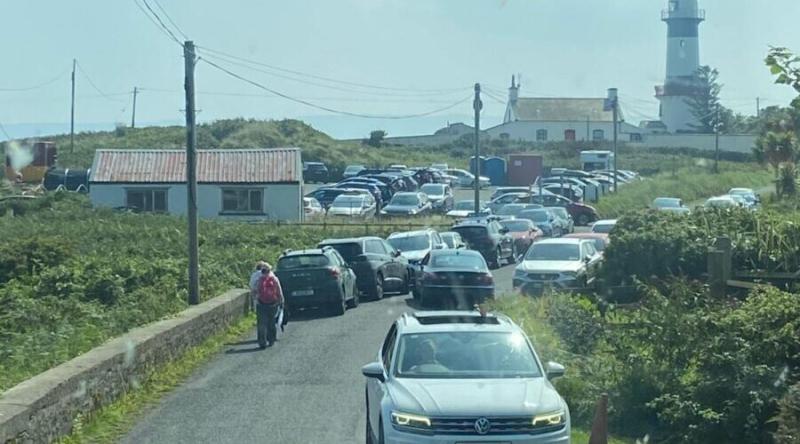Illegal parking is preventing emergency services from accessing Inishowen beach 