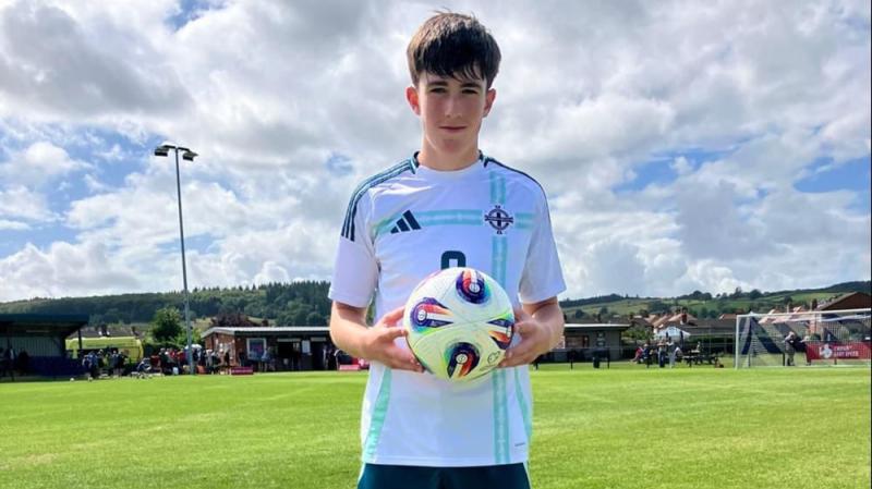 Odhran McHugh nets hat-trick for Northern Ireland U-16s