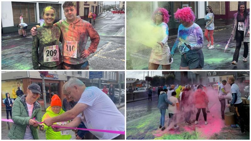 Kym’s Kolour Fun Run illuminates Ballybofey for local causes
