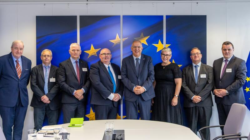 Seafood Ireland Alliance meet with EU Fisheries Commissioner in Brussels