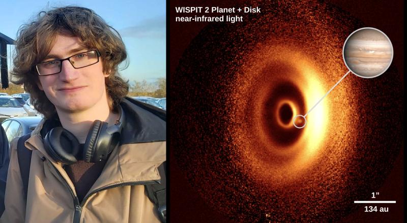 Redcastle man discovers new-born planet in distant solar system