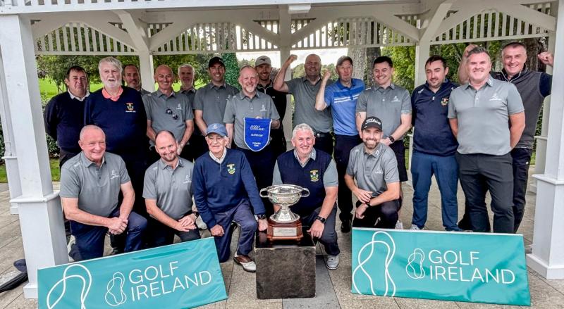 Letterkenny Golf Club celebrating historic Ulster Cup team triumph