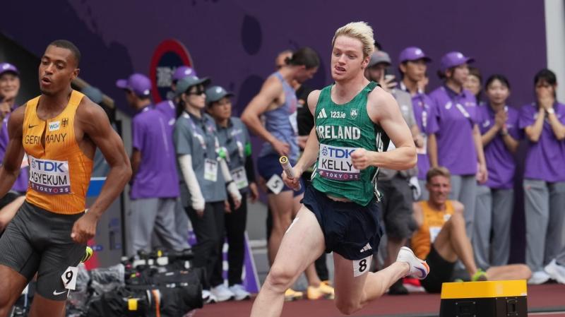 Disappointment for Kelly and Irish Mixed 4x400m relay team  at World Championships