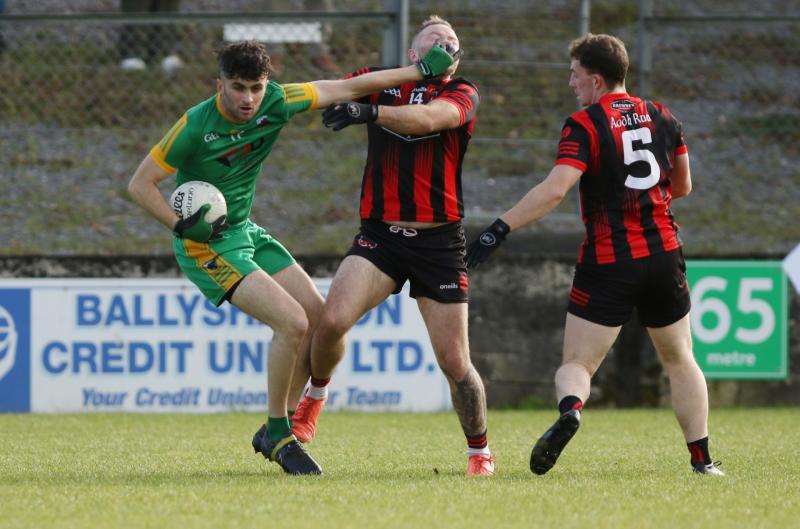Naomh Columba into final but made to fight for it by Red Hughs
