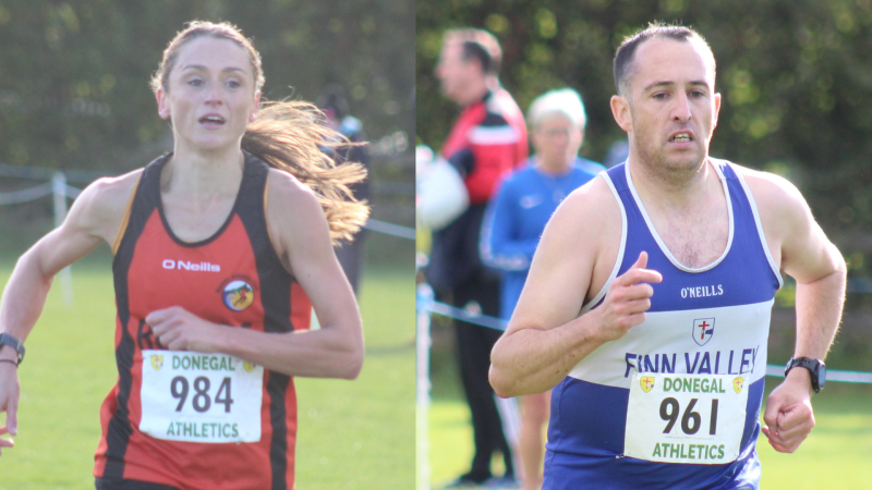 Helen McCready, Gerard Gallagher win Donegal Masters Cross Country titles 