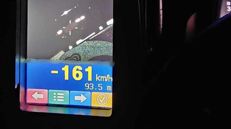 Driver arrested after being clocked at 161M/H in Newtown Cunningham