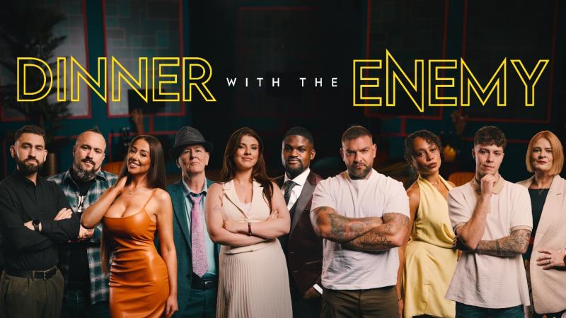 Blockbuster debates guaranteed as lineup announced for Virgin Media's Dinner With The Enemy