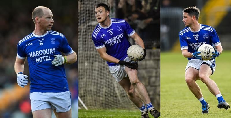 Naomh Conaill men marching behind the band on county final day for 13th time