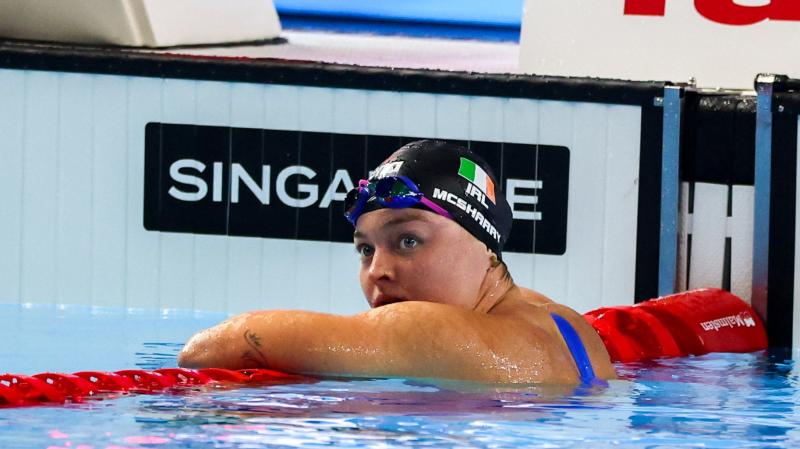  Mona McSharry fourth in 100m breaststroke final at Swimming World Cup 