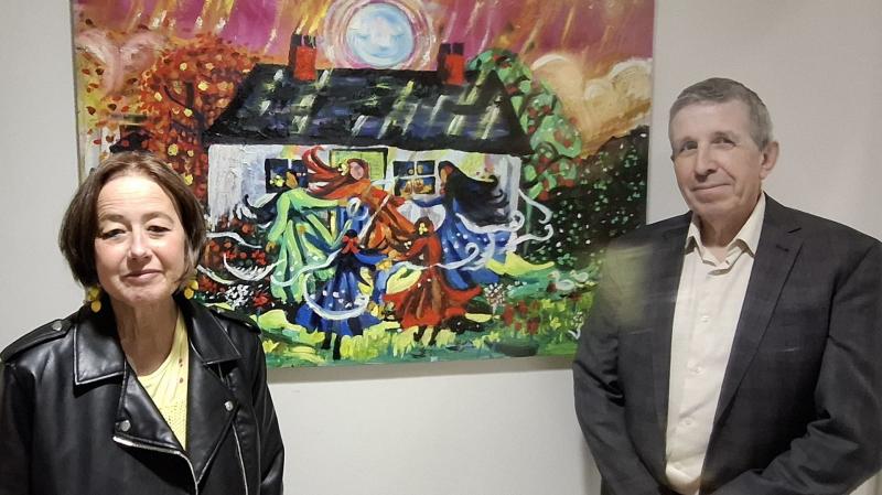 Vivienne Byrne Baruch donates artwork to Letterkenny University Hospital