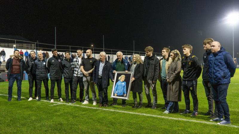 Finn Harps remember former manager Ollie Horgan in moving half-time tribute