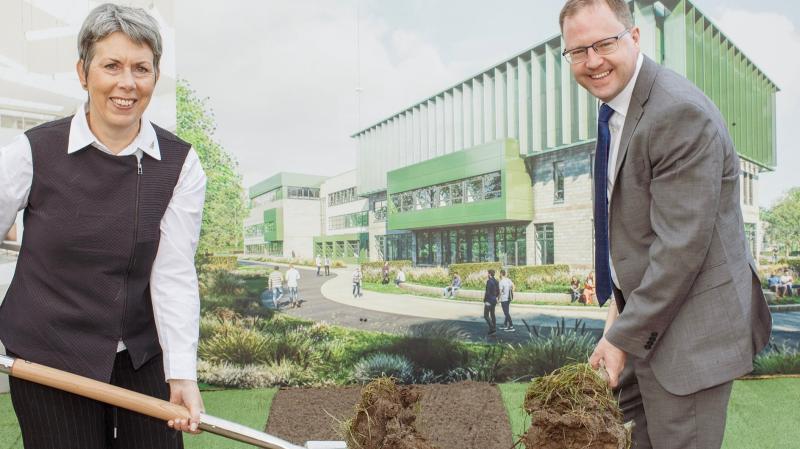 Minister marks the commencement of works at ATU campus in Letterkenny