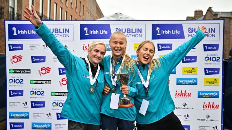 Ann-Marie McGlynn finishes as second Irish woman home at the Dublin Marathon