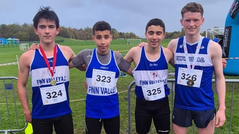 Odhran McBrearty leads the cast on medal-laden day for Finn Valley AC at Ulsters