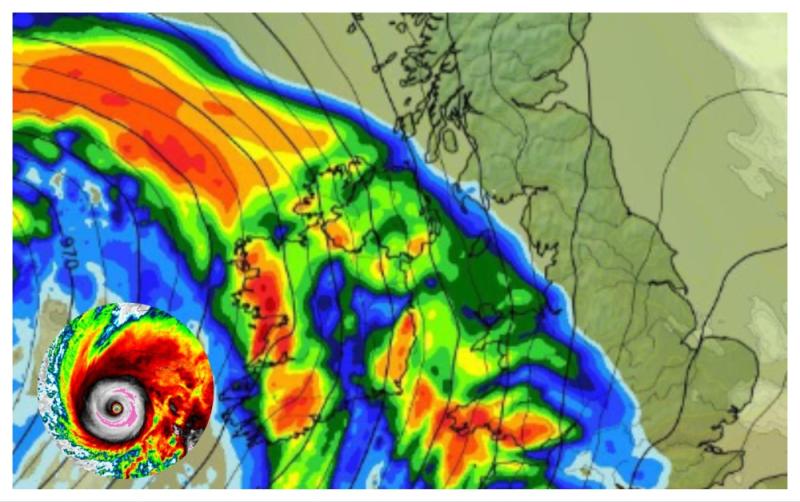 Brutal weather on the way as Ireland could see remnants of 'scary' Hurricane Melissa 