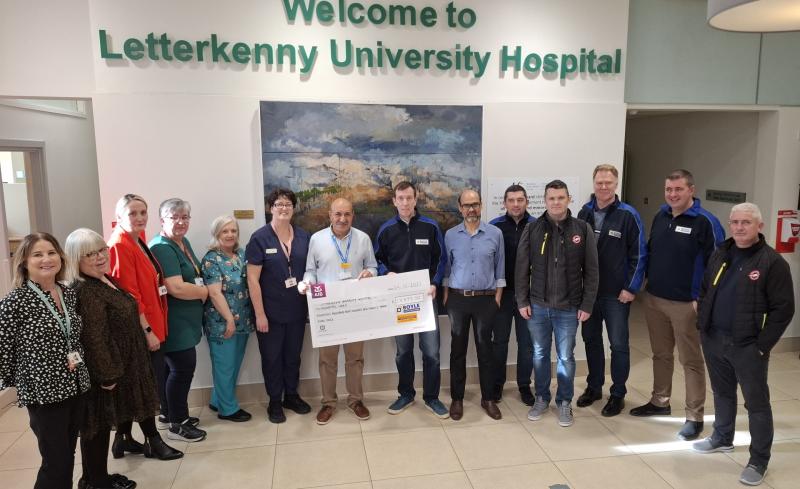 Letterkenny University Hospital Paediatric Ward receives donation of €19,000