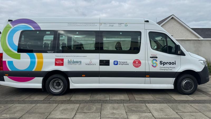 Spraoi agus Spórt launches new accessible bus, thanks to ‘incredible community support’