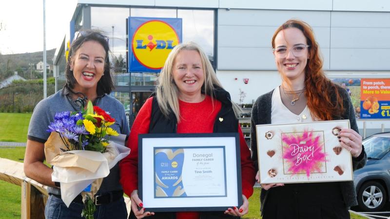 'Living angel' Tina Smith named Donegal Lidl Family Carer of the Year 2025