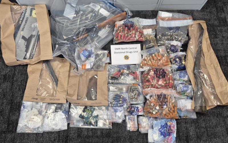 Teenager arrested after Gardaí find cocaine, crossbow and handguns in vehicle in Dublin
