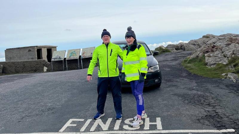 ‘A truly remarkable achievement’ as Donegal duo complete 100-mile charity walk