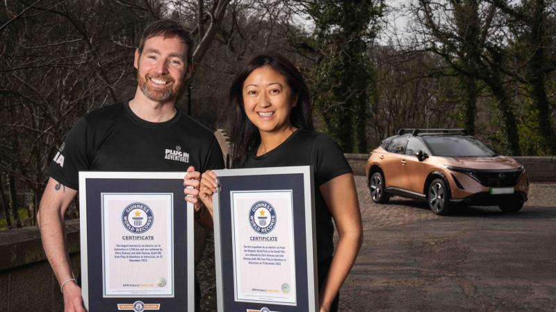 Couple who drove from North Pole to South Pole to visit Donegal on adventure